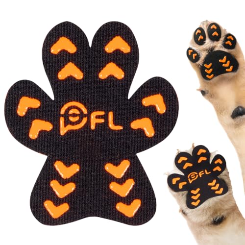 Image of Anti Slip Dog Paw Protectors Pads for Senior on Hardwood Floor 48 Pcs BO XL