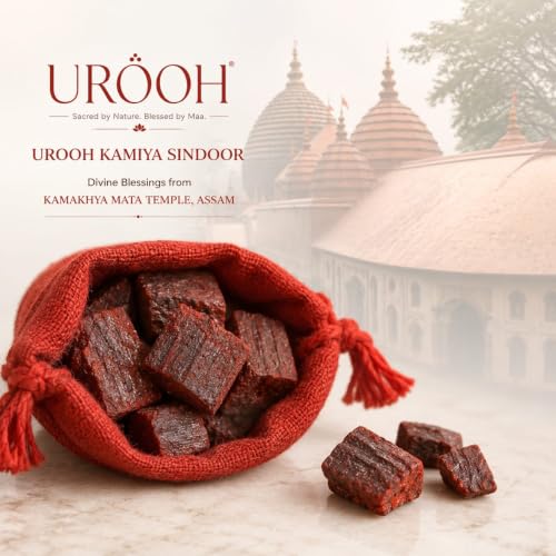 Image of Original Kamiya Sindoor from Kamakhya MATA Temple, Assam (Ambubachi) | Authentic, Premium Sacred Pooja Item, for Tantra, Worship & Rituals Holder Expander