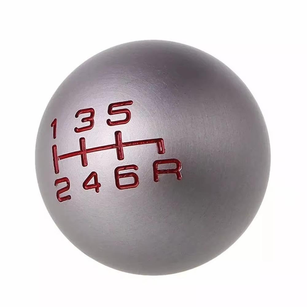 YDXHERTA Manual Gear Shift Knob Aluminum 6 Speed+R Ball Shape for Civic Shifter Knob Car Accessor Auto Parts