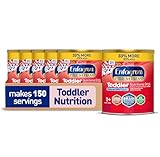 Enfagrow PREMIUM Toddler Nutritional Drink, Made with Real Milk, Brain-Building Omega-3 DHA, Nutrients and Prebiotics for Growth & Immune Support, Non-GMO, Toddler Milk Powder, 32 Oz Can, 6 Count
