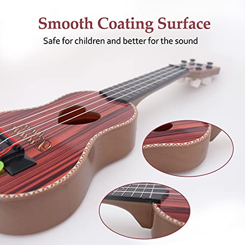 Musical Toy Ukulele For Boys And Girls 17 Inch Toddler Kids Mini Guitar Educational Musical Instrument Toy Ukulele For Child Aged 3+ #TOP5