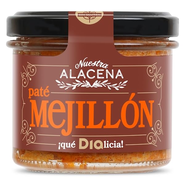 Paté de mejillones en escabeche Nuestra Alacena de Dia frasco 110 g