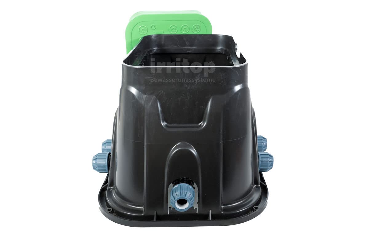 Caja de válvulas estándar/jumbo, distribuidor Hunter PGV 101, electroválvulas de riego para tubos de polietileno de 25 mm de diámetro y 32 mm de diámetro (montable) (junta tórica) (4 válvulas