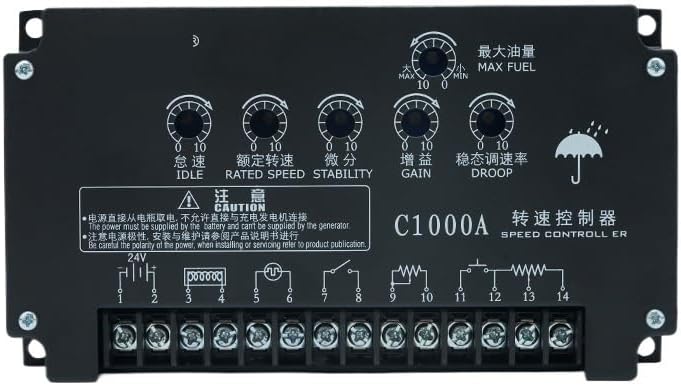 C2002 Generator Set Speed Governor Electronic Speed Controller C1000A Generator Parts Accessories