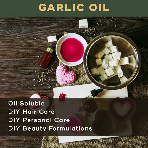 Image of Garlic Essential Oil - Therapeutic & Cosmetic Grade - 25 Ml For Aromatherapy, Diffuser, Soap Making, Cosmetic Making, Lotions, Creams, Diy Personal Care For Face, Hair, Skin & Body