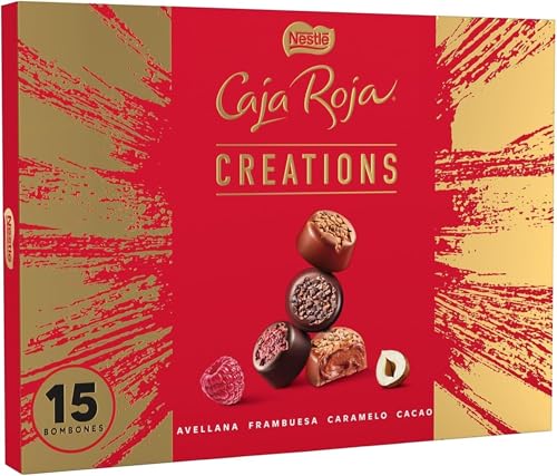 NESTLÉ CAJA ROJA Creations Bombones Chocolate con Leche Estuche 186 g