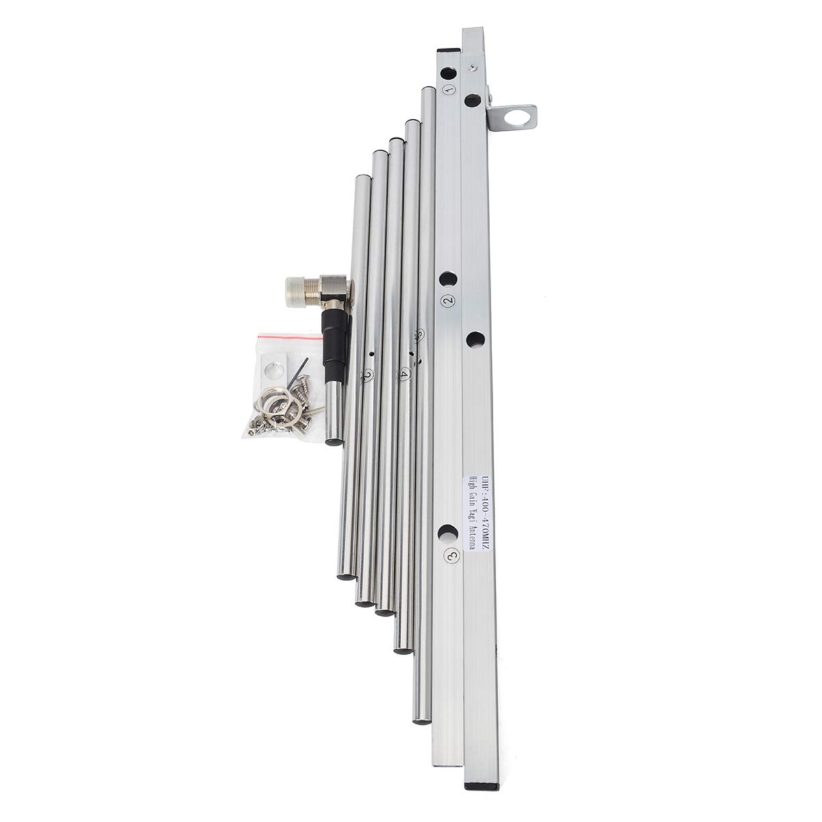 HYS YAGI Antena de Alta Ganancia 9dBi UHF 400-470 MHz - 5 Elementos para Motorola Repetidor Kenwood Baofeng Radio