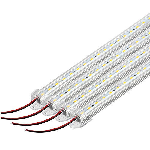Barra LED rígida 4pcs 50cm 36 LEDs Blanco, DC12V miniatura 1