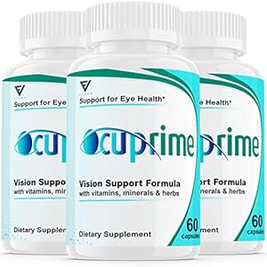 (3 Pack) Ocuprime for Eyes Vision Formula – Occuprime Eye Vitamins Supplements Pills Reviews, Ocu Now Leading Eyesight…