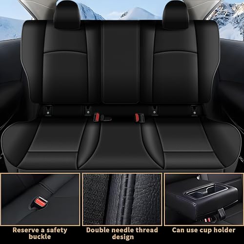 Image of IKABEVEM Custom Fit Seat Covers for Toyota Corolla 2020-2022 L, LE Full Set