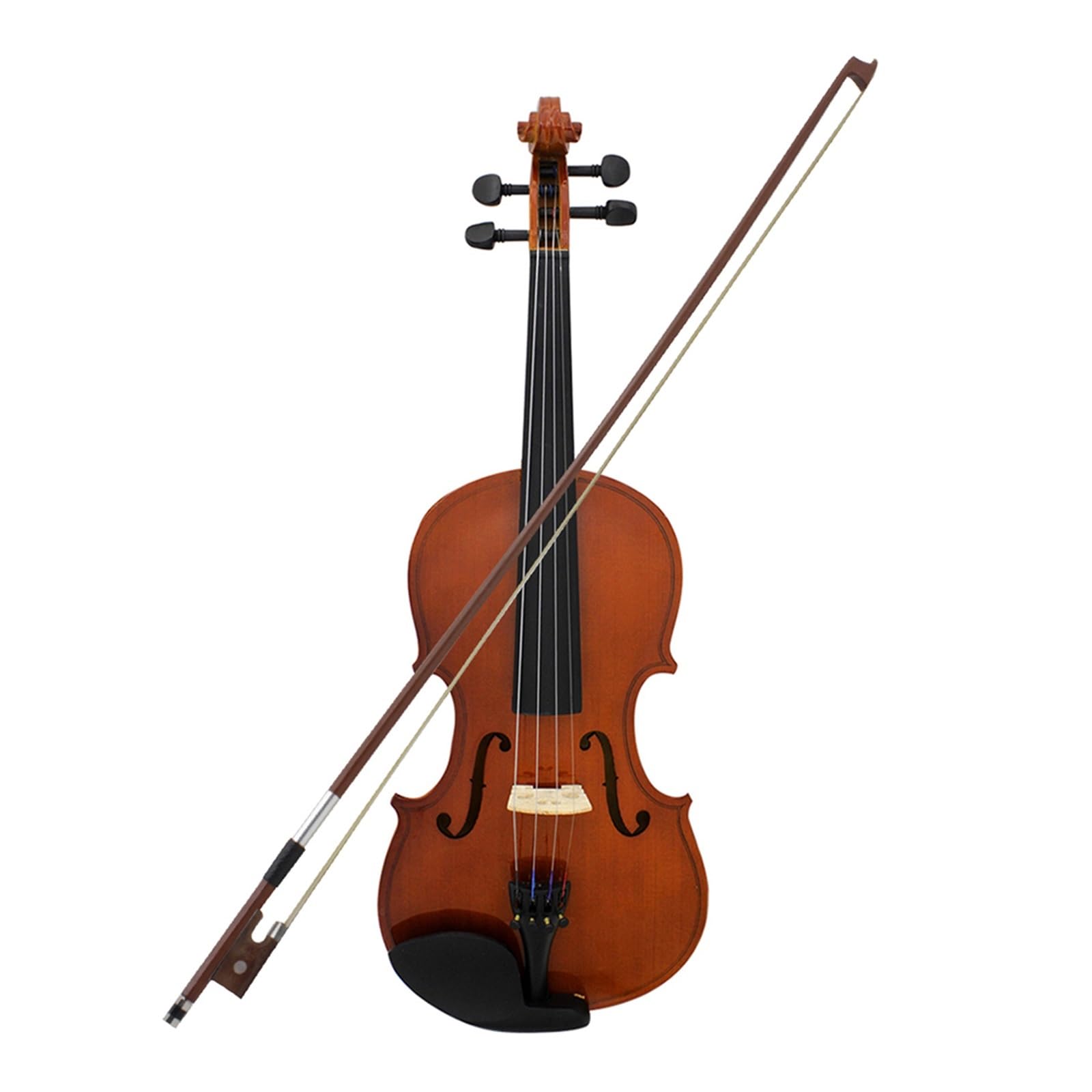 Violino 4/4 Violino Acustico in Legno Massello Violino Tiglio Violino Kit con Custodia Arco Strumento per Principianti
