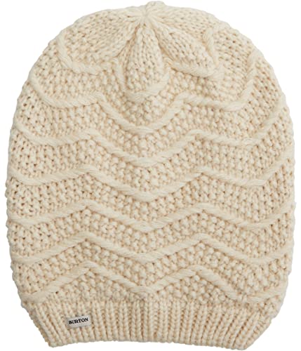 Bonnet Pearl Knit femme Burton : fini les oreilles gelées avec ce tricot Crème Brûlée chaud