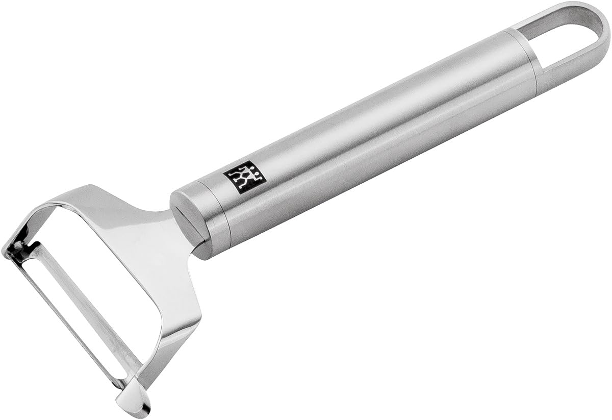 ZWILLING Pro Pendelschäler, 17 cm, Rostfreier Edelstahl | Ergonomischer Griff, Silber