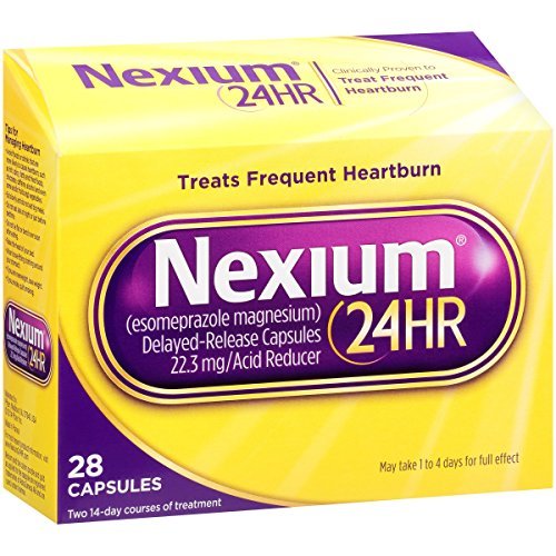 Nexium 24HR Acid Reducer 28 Capsules (Value Pack of 2)