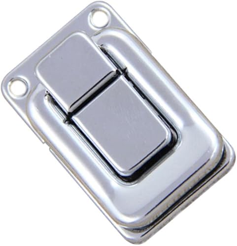 Miniatura 5 de PETSOLA Caja de 2 piezas de metal para herramientas de joyería, cajas de madera, cerrojo