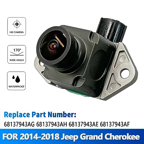 Image of Rear View Backup Camera Compatible with 2014 2015 Jeep Grand Cherokee Reverse Park Assist Back Up Camera Replaces 68375333AA 68137943AD 68137943AE 68137943AF 68137943AG 68137943AH 590-071