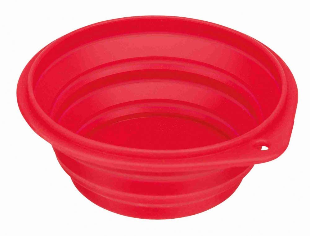 Trixie Foldable Travel Silicone Bowl for Pets Made of Hard-Wearing Non-Toxic Silicone, Reduces Down to a Compact Flat Circle Great for Walks, Travel and Daily Feeds – 500ml (B09NDZQ4YK) Amazon Price History, Amazon Price Tracker