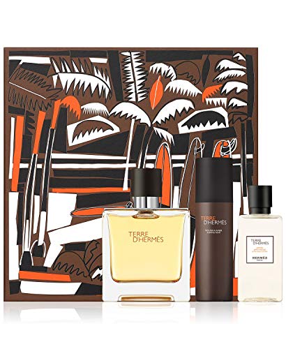 HERMÈS PARIS Terre d'Hermes Pure Perfume 3 Items Gift Set For Men 