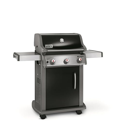 Weber Spirit E-310 Liquid Propane Gas Grill, 46510001 model - Black