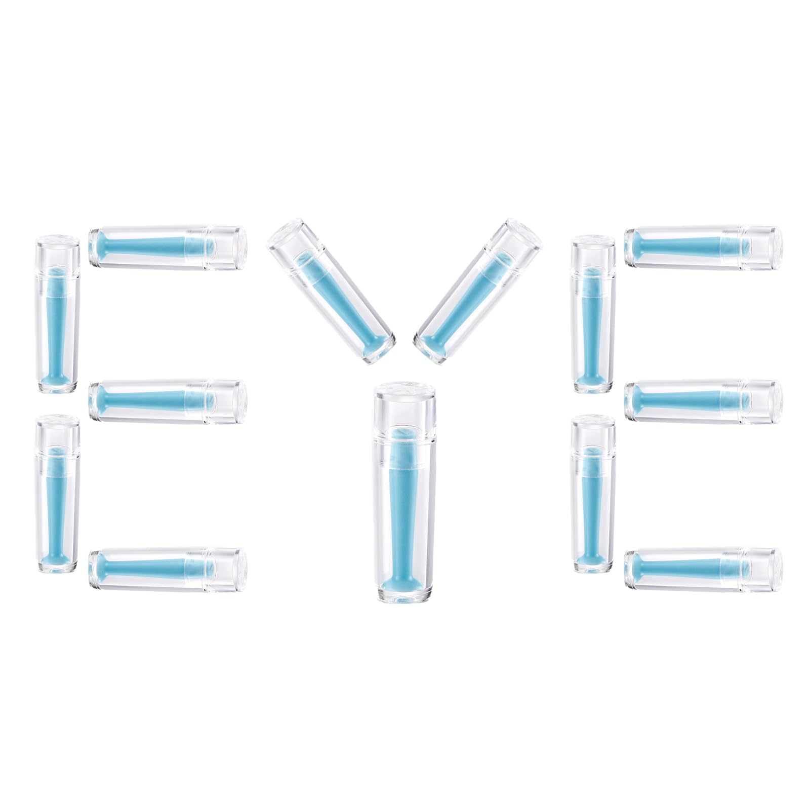 MUQING 12 Pieces Remover Tool for RGP, Silicone Hard Applicator Tool-Plunger Suction Cup, Mainly suitable for Rigid Lens