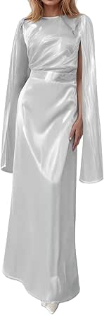 Robe De Soirée Longue élégante Manche Longue Robe de soirée élégante pour femme - Robe longue - Robe de mariage