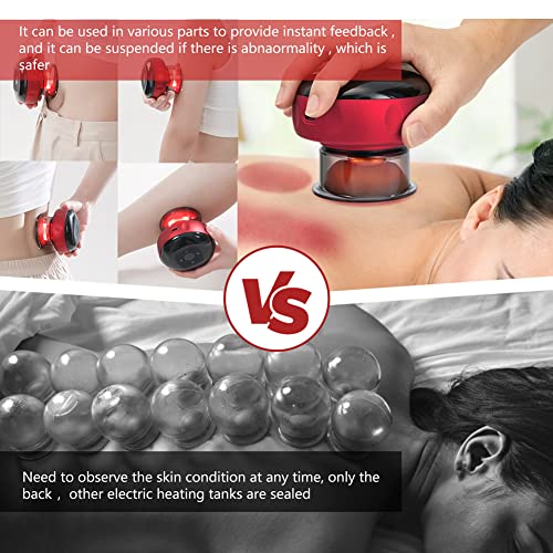 Smart Dynamic Cupping Therapy Set, Electric 3 In 1 Cupping Set For Cellulite Reduction With Infrared Heat Rechargeable New Cupping Device Cellulite Massager Gua Sha Massage Tool For Pain Relief #TOP6