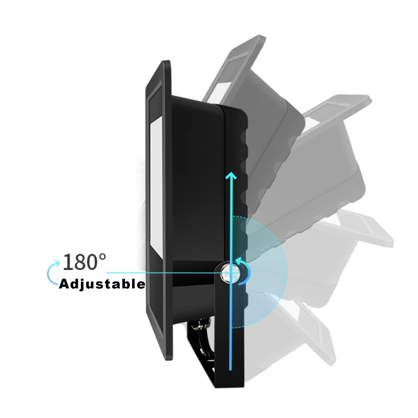 Faretto LED Da Esterno Luci Di Sicurezza Faretti Giardino Faro, Ip65 Impermeabile Lampada LED Esterni Per Patio, Terrazza, Cortile, Casa, Vialetto, Scala Esterna (200W)