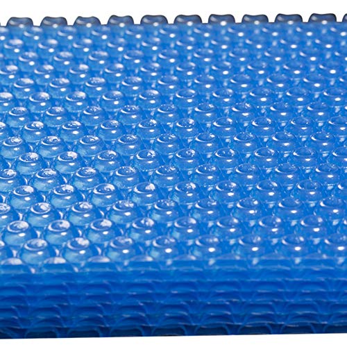 Cubierta solar para piscinas sobre el suelo, jacuzzis, manta térmica flotante de spa de 400 micras, burbujas de 1 m, 10 m, 400 cm x 700 cm