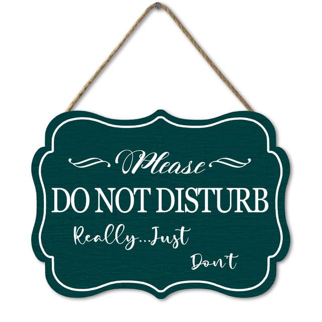 Cartello per porta in legno - Beige/Do Not Disturb - HOME - H&M