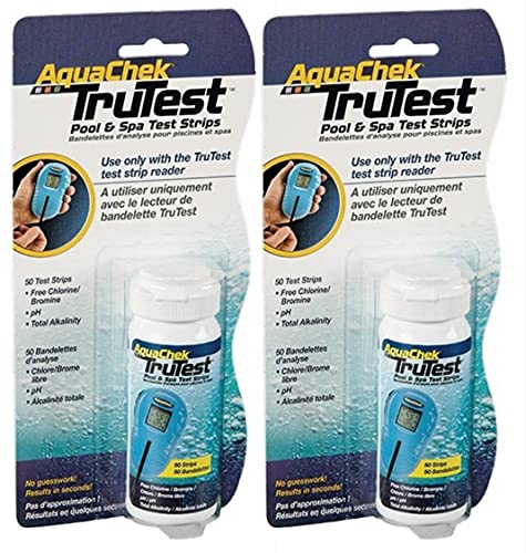 Aquachek® TruTest® 100 (2 x 50) Digital Bandelettes de test (art. : 502010805 MP) et Power haus24 Entretien fibel