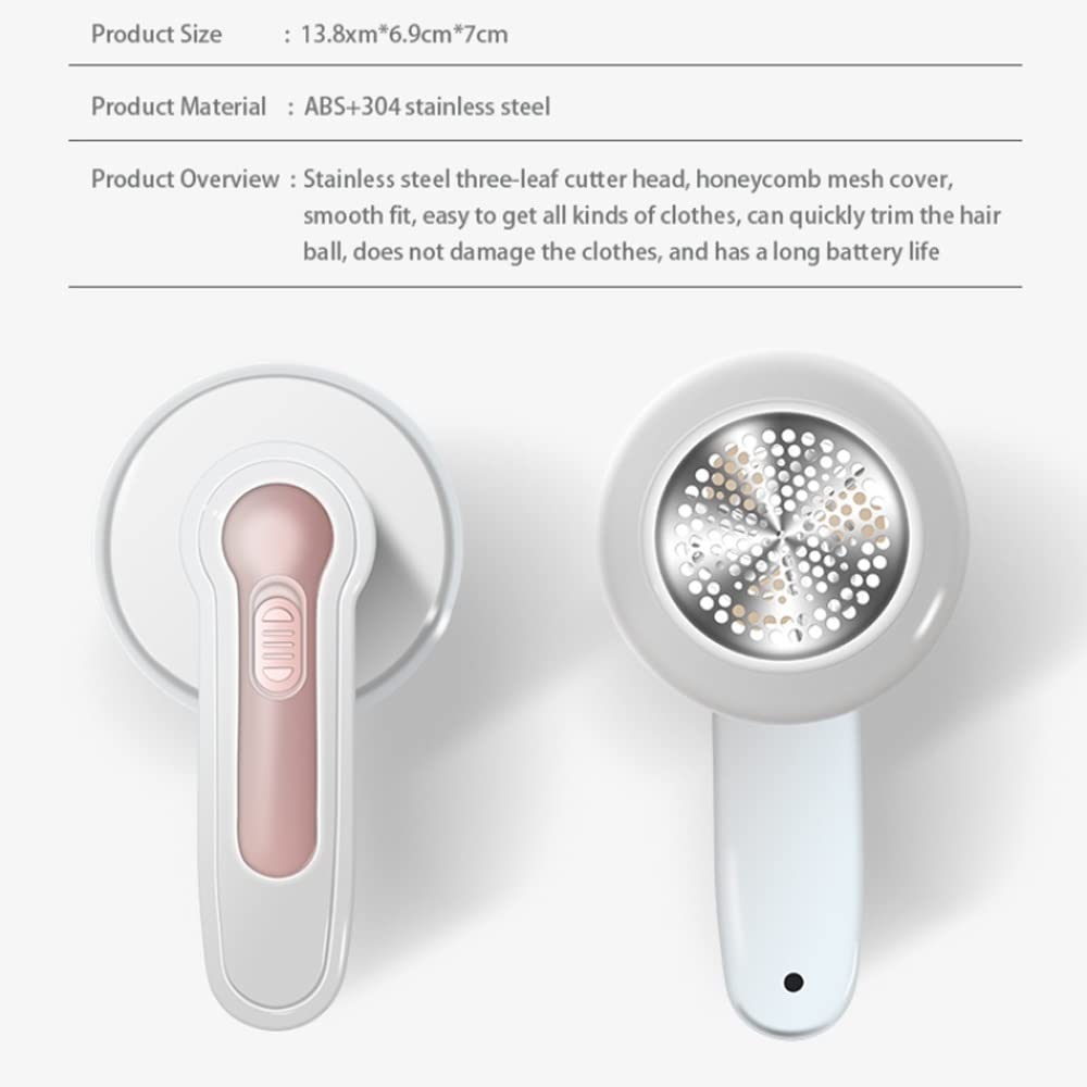 Rasoir électrique rechargeable, rasoir et anti-peluches, 5 lames remplaçables en acier inoxydable, défuzzer à 2 vitesses, élimine les peluches, les bouloches, les bouloches, les bouloches