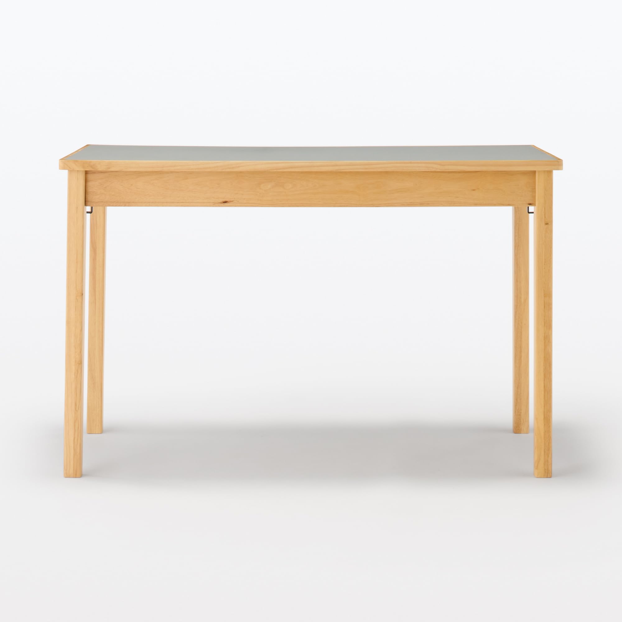 Amazon.co.jp: 無印良品 木製デスク グレー 幅110×奥行55×高さ70cm  