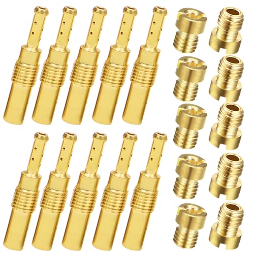 【Contenuto della confezione】10 getti pilota lenti + 10 getti principali del carburatore. Se al prodotto mancano degli accessori o il prodotto non soddisfa le tue esigenze di utilizzo, ti preghiamo di contattarci via e-mail, faremo del nostro meglio per risolvere il problema per te.