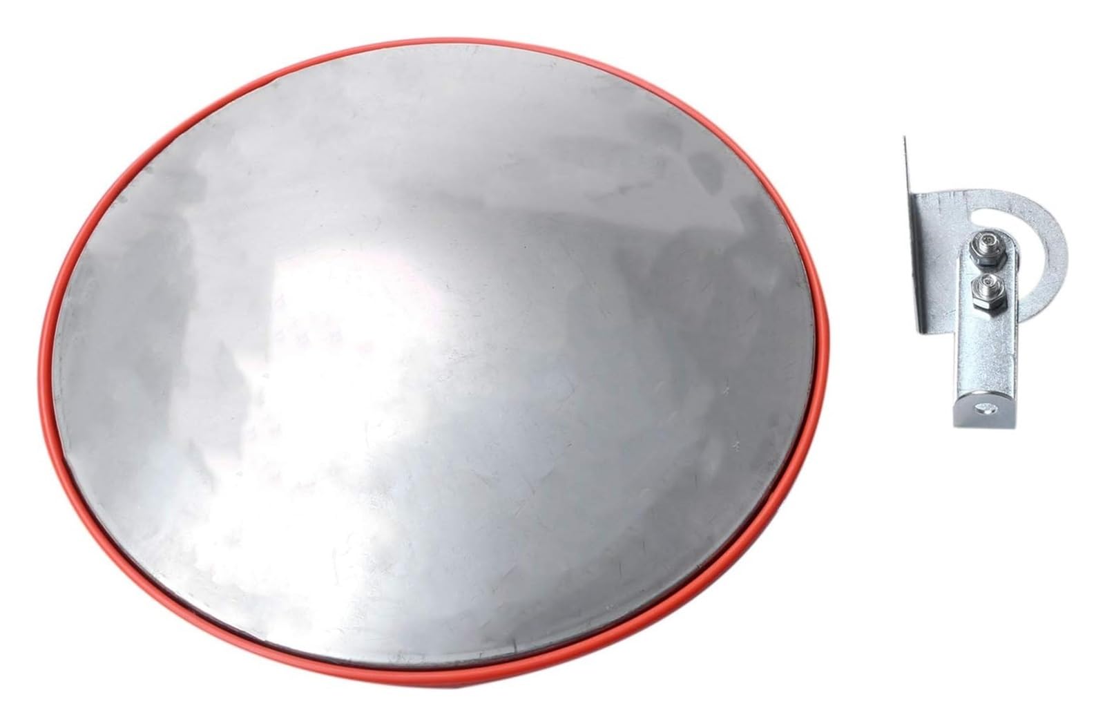 Specchio di sicurezza stradale Specchio convesso per 30 cm Specchio di sicurezza stradale grandangolare curvo per sicurezza interna antifurto esterna Segnale di sicurezza stradale Specchio convesso,