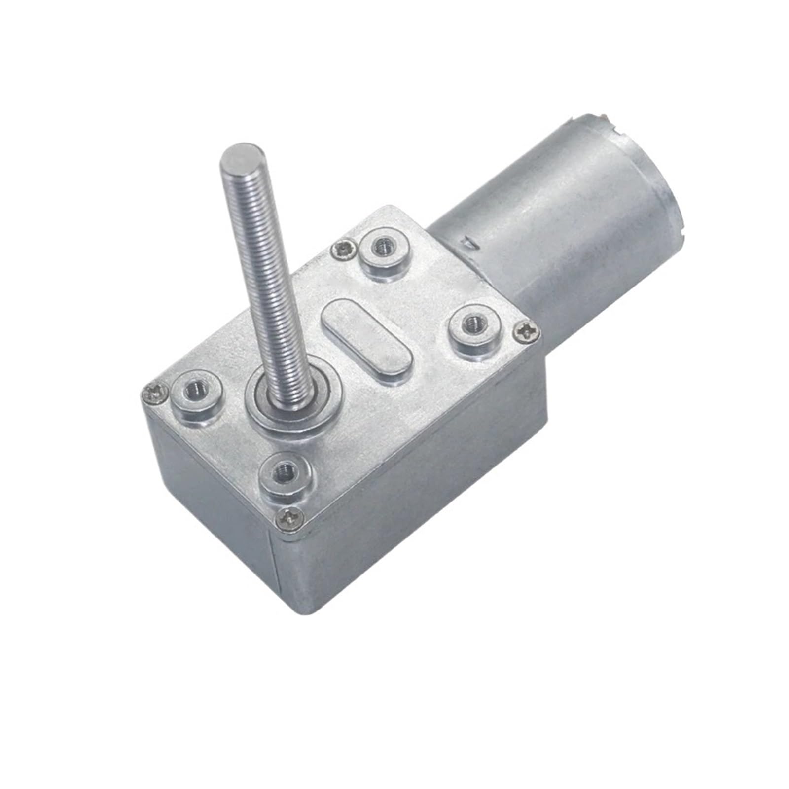 DC-Schneckengetriebemotor mit M6-Gewinde und Langer Welle, 6 V, 12 V, 24 V, 6–150 U/min, hohes Drehmoment, selbstsichernd, einstellbare Geschwindigkeit, JGY370(6v,10 RPM)