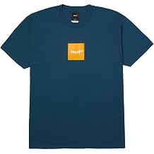 HUF Box Logo T-Shirt - Harbor Blue/Orange - LG