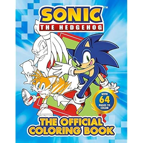 Sonic the Hedgehog: The Official Coloring Book Cover