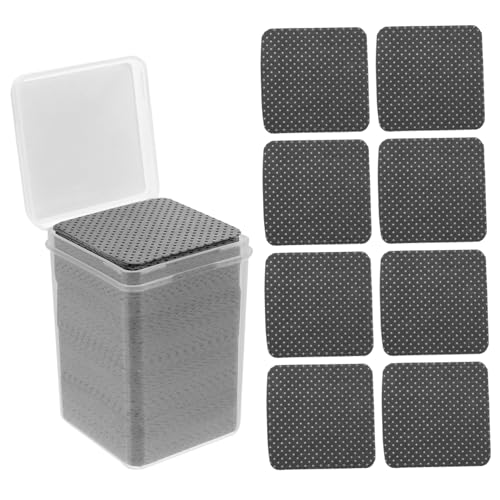 PENIKOKO 600 piezas Toallitas sin Pelusa para Uñas y Extensiones de Pestañas Unidades Almohadillas para Eliminar Esmalte y Limpiar Pegamento para Gel y Acrílico de Cajas Negras