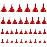 Hedume Set of 40 All Purpose Funnel, All Purpose Automotive Funnels, Oil Funnels Gas Funnels Plastic...