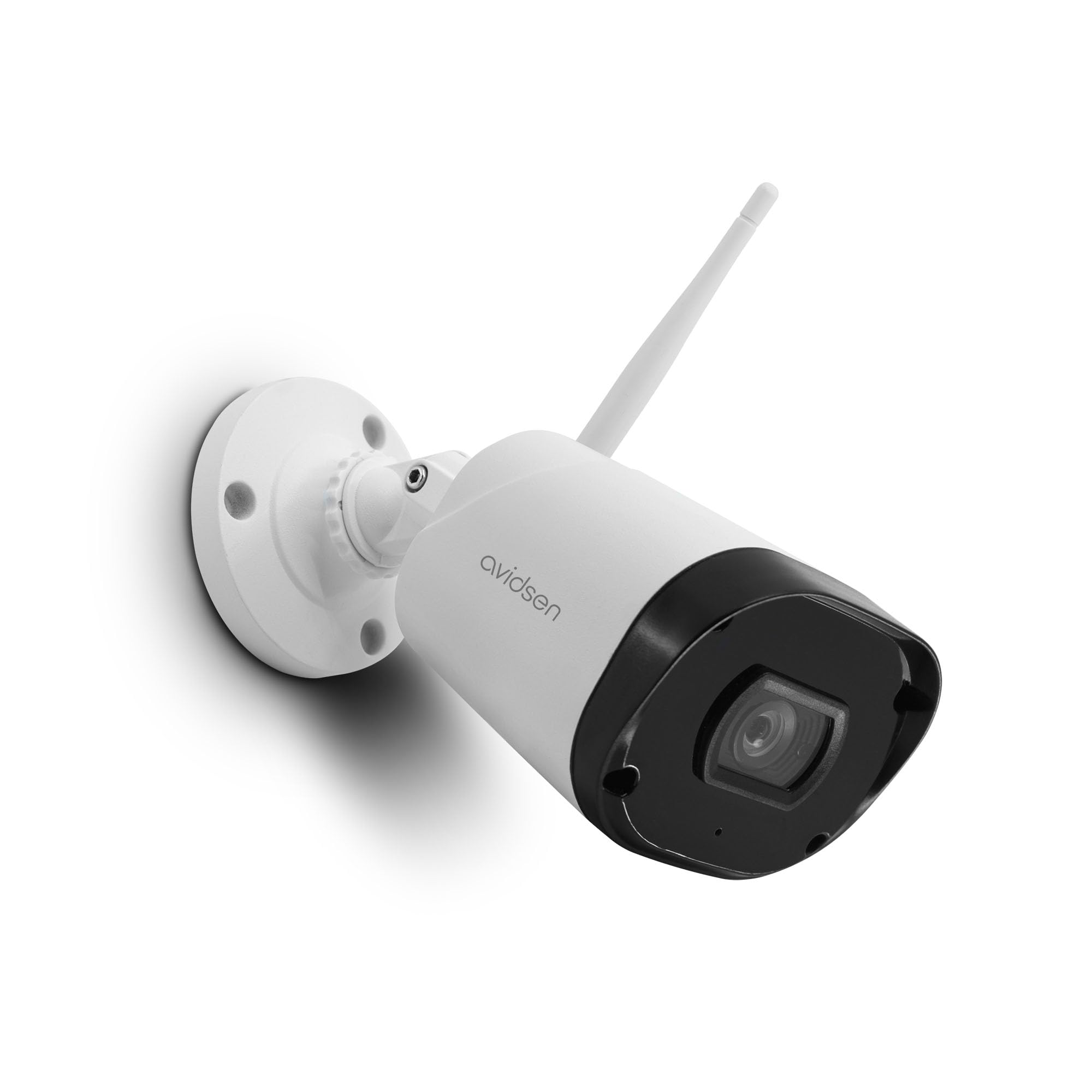Avidsen Cámara de Vigilancia WiFi Exterior Full HD con Visión Nocturna | Full HD 1080p, visión nocturna 25 m, IP66, detección de movimiento, audio bidireccional, modo privado y microSD 128 GB.