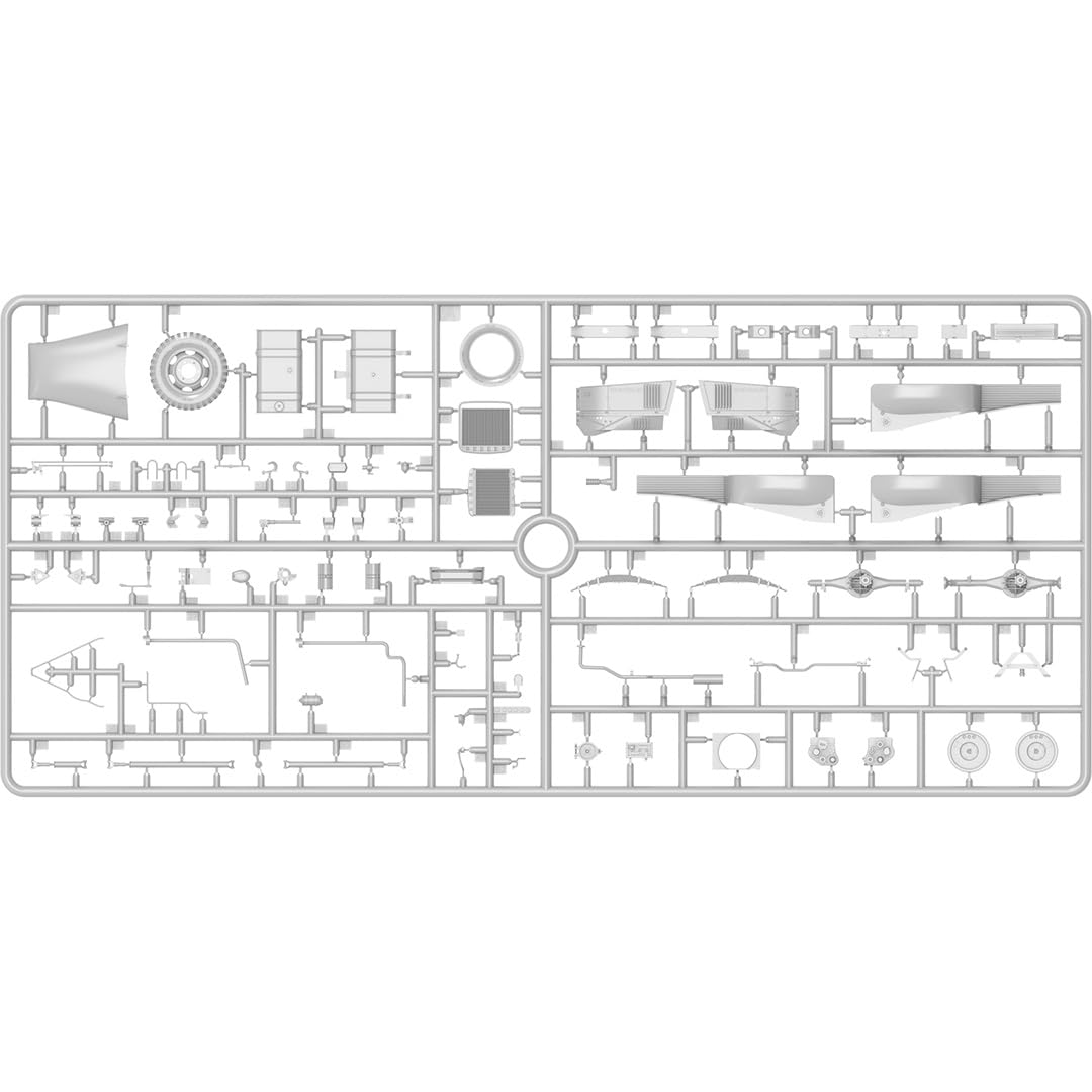 MiniArt MIN35383 1:35-G7107 w/Crew 4x4 camión de carga con cuerpo de metal, color moldeado
