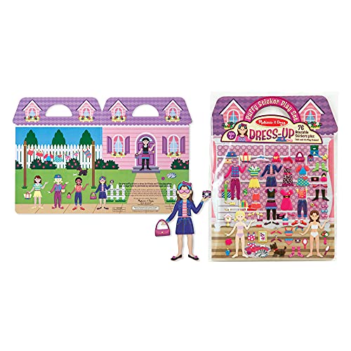 Regalo para niño o niña Melissa & Doug pack de pegatinas reutilizables temáticas 6