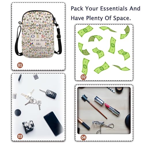 VAMSII OES Crossbody Bag OES Eastern Star Gift OES Sisterhood Gifts OES Sorority Gift 7