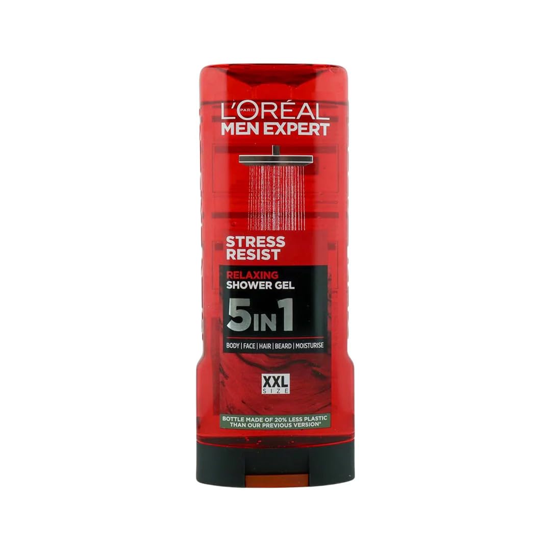 L'Oréal Men Expert Stress Resist 5-in-1 Shower Gel, Body, Face, Hair & Beard, Intense Relaxing Fragrance, Moisturising, 400ml-image-34