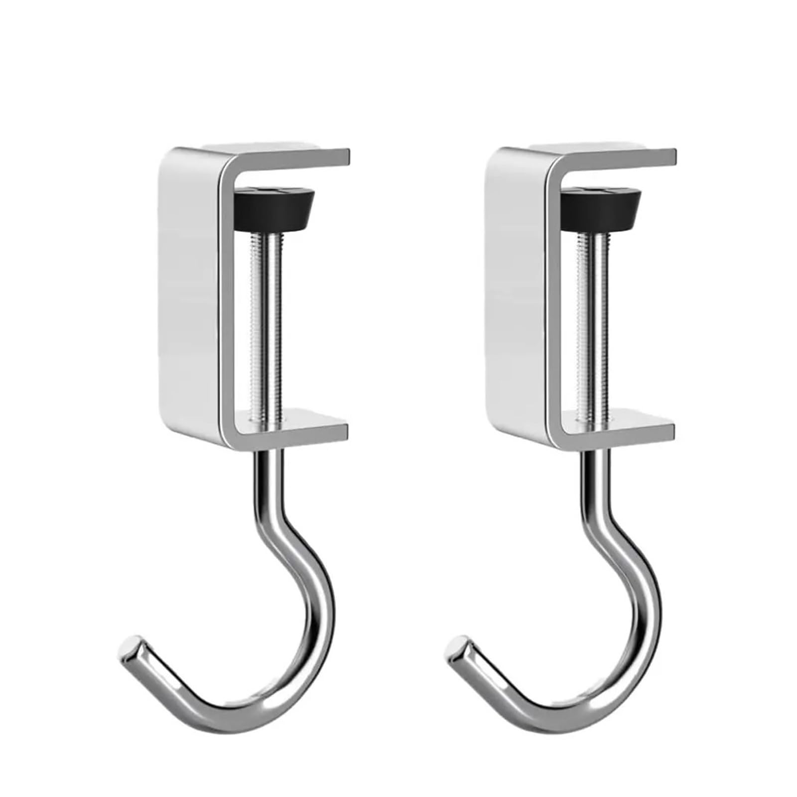 LCKKJHG Purse Hooks for Under Desk Hanging, Tables Organizer Headphone Hanger Holder Hook Table for Schoolbag Bag(5pcs)