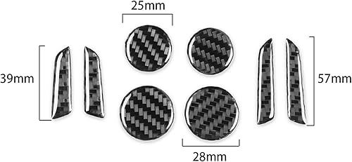 Miniatura 6 de Kit de ajuste de asiento de panel de cubierta de fibra de carbono de 8 piezas para Tesla modelo 3 2017-2022 y modelo Y 2020-2023 Accesorios