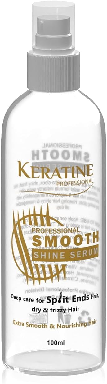 Keratin Complex Professional Smooth Shine Serum White | Keratin Nourishing Hair Treatment For Dry, Damaged, Frizzy Hair, Control | Infused With Keratin, Vitamin E - Coz Love Is In The Hair, 100 Ml