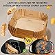 Airfryer zubehör, heißluftfritteuse zubehör mit airfryer backpapier, heissluftfritteuse zubehör passt für COSORI Philips Ninja Cecotec 5,5L 6L 6,2L 6,5L air Fryer, Einsatz für heissluft fritteuse