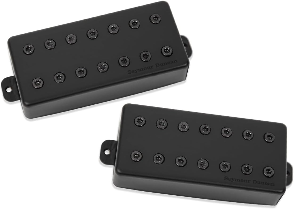 Seymour Duncan Mark Holcomb Scarlet & Scourge 7 String Humbucker - Set - Matte Black - Humbucker - High Output Electric Guitar Pickup