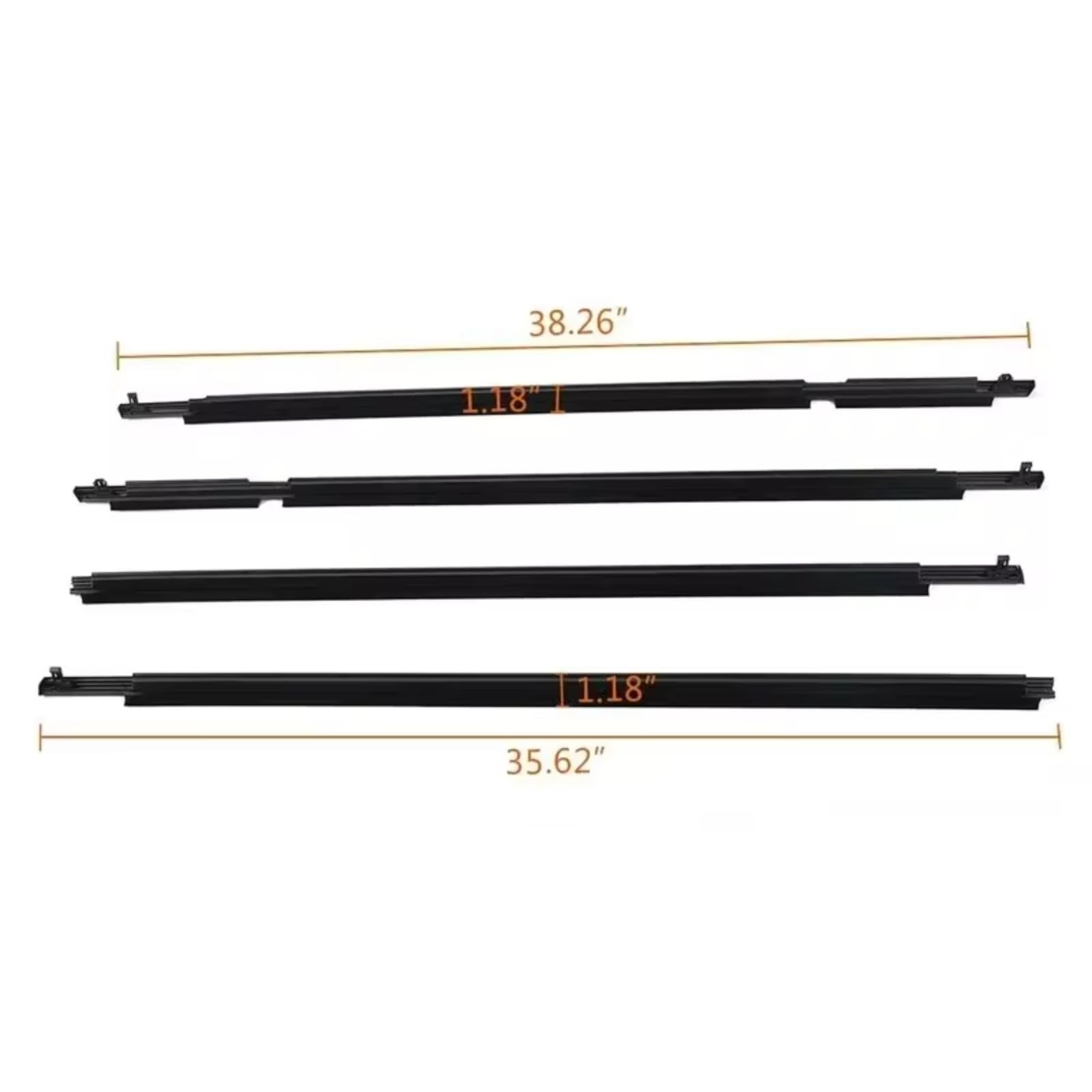 Guarnizione Auto Gomma per Toyota RAV4 2006-2012, Nero, Sigillo in Gomma, Tenuta per Finestrini e Porte, Riduzione del Rumore
